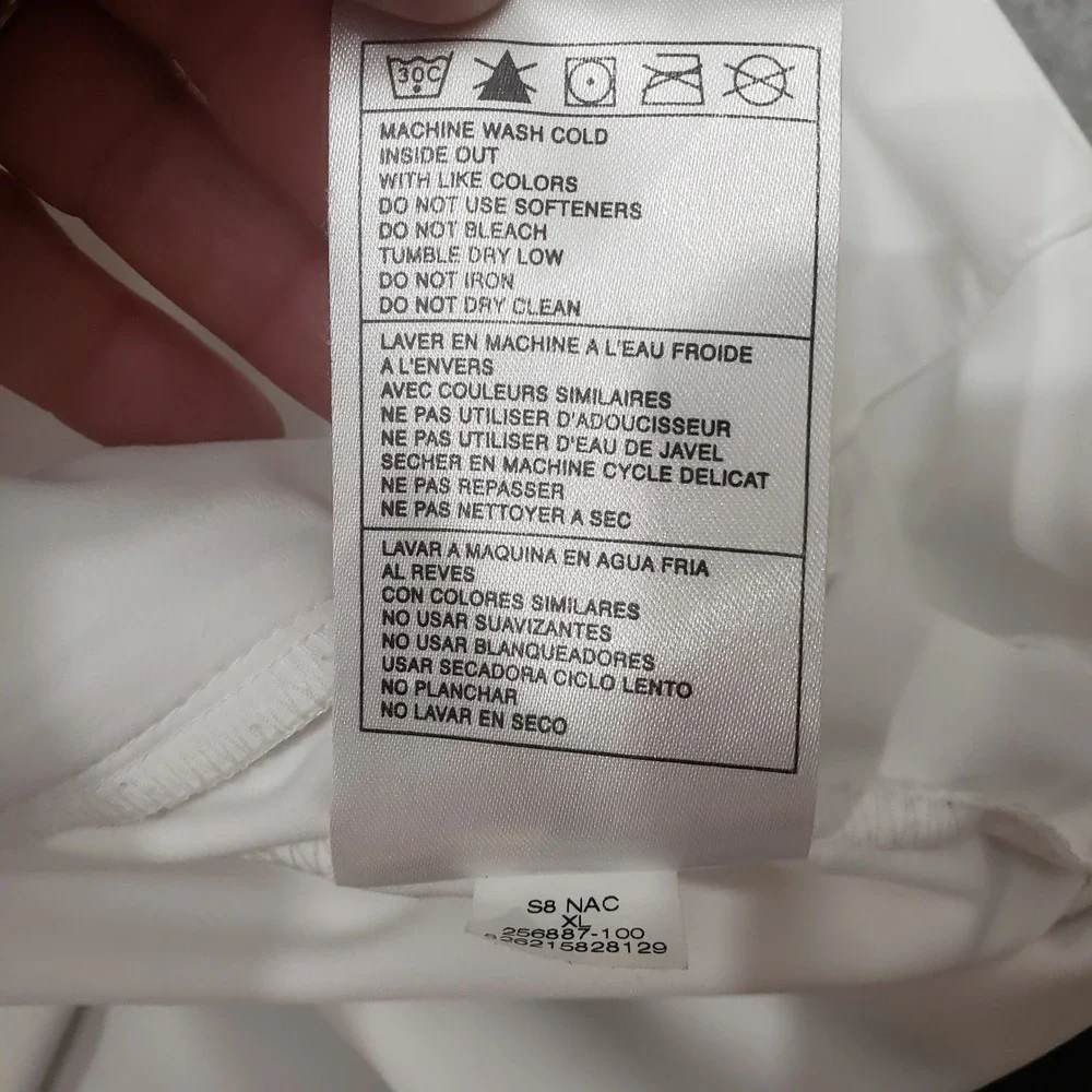 Nike Golf Jacket Womens XL White Windbreaker Fit Dry Full Zip Outdoors